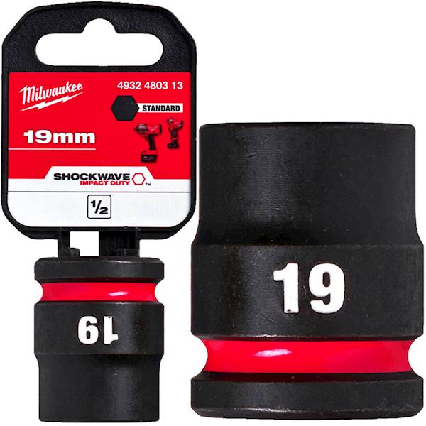 Nasadka udarowa sześciokątna 1/2 Milwaukee 19mm   4932480313