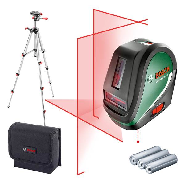 LASER KRZYŻOWY BOSCH UNIVERSAL LEVEL 3SET 0603663901