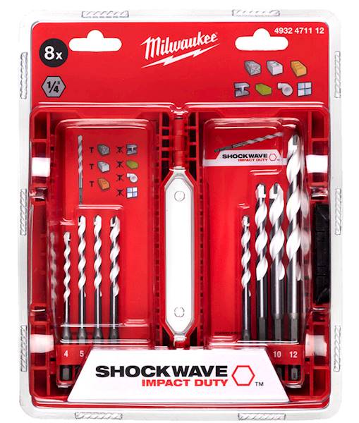 Zestaw wierteł MultiMaterial Milwaukee 4-12mm - 4932471112