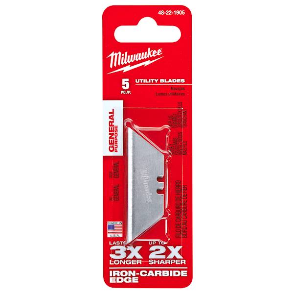 Ostrza zapasowe trapezowe 62mm Milwaukee 5szt - 48221905