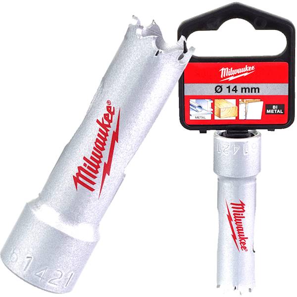 Otwornica koronka Multimaterial  CONTRACTOR BIM Milwaukee 14mm - 4932464671