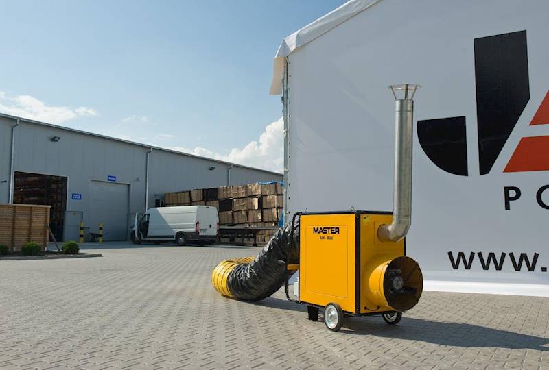 NAGRZEWNICA OLEJOWA Z ODPROWADZENIEM SPALIN BV170E