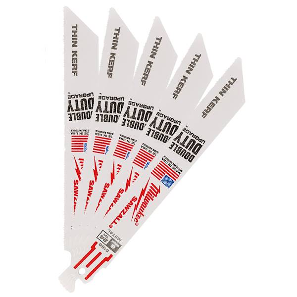 Brzeszczot do stali 5szt 150mm Milwaukee THIN KERF - 48005186