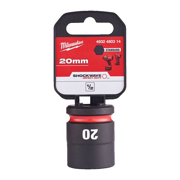 Nasadka udarowa sześciokątna 1/2 Milwaukee 20mm   4932480314