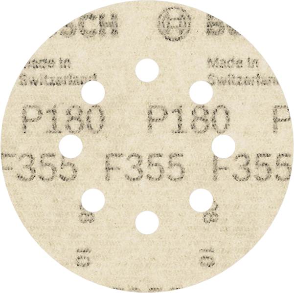 Papier ścierny krążek do szlifierki  D125 / GR180 BS 5SZ  BOSCH 2608605118