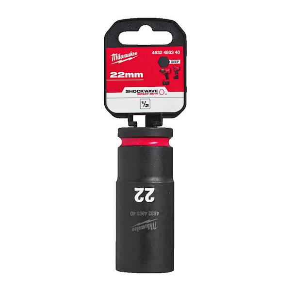 Nasadka udarowa sześciokątna 1/2 Milwaukee 22mm   4932480340