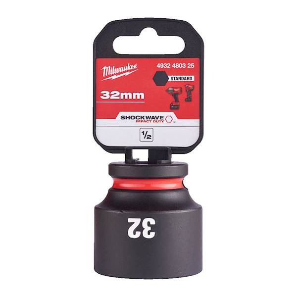 Nasadka udarowa sześciokątna 1/2 Milwaukee 32mm   4932480325