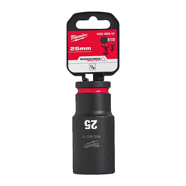 Nasadka udarowa sześciokątna 1/2 Milwaukee 25mm   4932480343