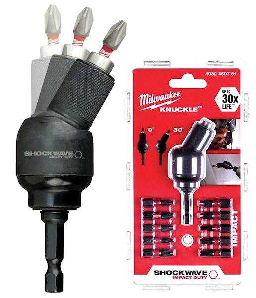 Nasadka kątowa udarowa uchwyt 1/4" Milwaukee Shockwave KNUCKLE   4932459781