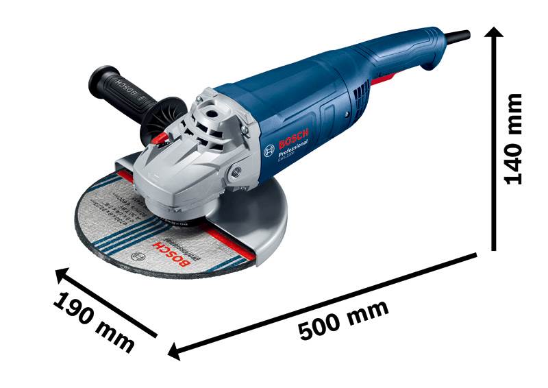 SZLIFIERKA KĄTOWA DUŻA BOSCH GWS 2200  06018C1120