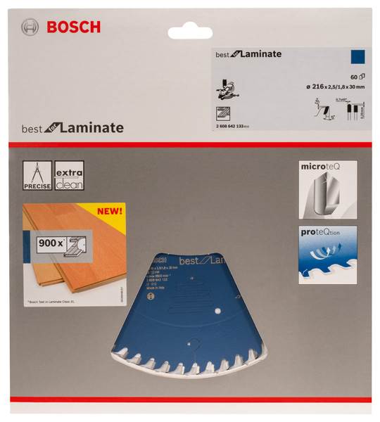 PIŁA TARCZOWA BOSCH SPEC LAMINE O-R 216x30  2608642133
