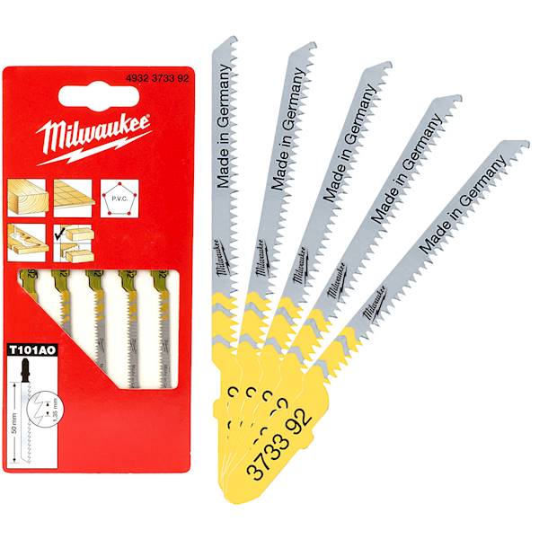 Brzeszczoty do wyrzynarki T Drewno PCV Milwaukee - 4932373392