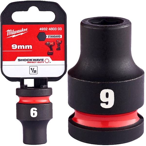 Nasadka udarowa sześciokątna 1/2 Milwaukee 9mm   4932480303