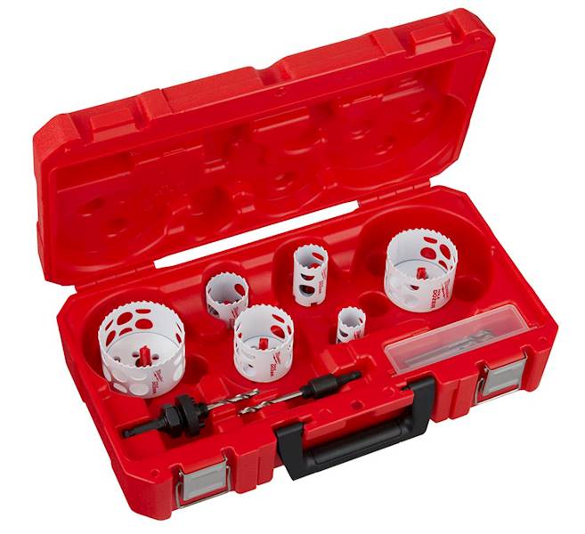 Zestaw otwornic do metalu drewna 25-76mm Milwaukee - 49224201