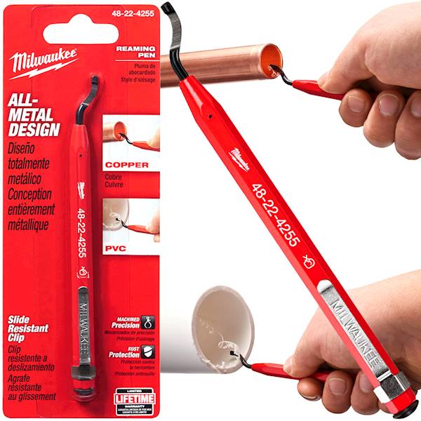 Gratownik skrobak do rur PCV PEX PE PB Miedzianych Milwaukee - 48224255