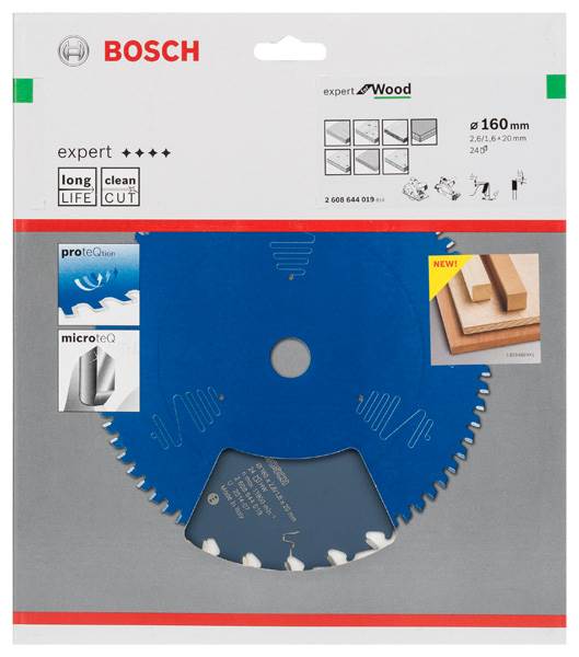 PIŁA TARCZOWA BOSCH EXPERT WOOD 160X20X2,6 24Z  2608644019