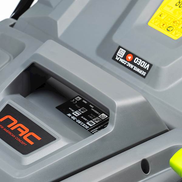 Wertykulator - Aerator elektryczny NAC SCE180-38-W 1800W 40cm 55l