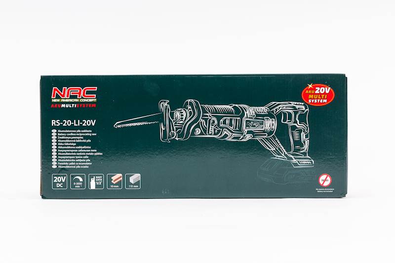 NAC PIŁA SZABLASTA AKUMULATOROWA RS-20-LI-20V BODY