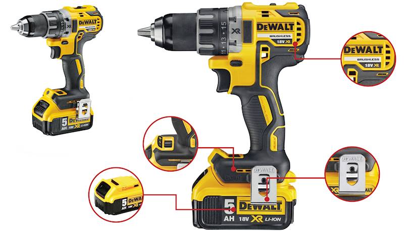 WIERTARKO-WKRĘTARKA DEWALT DCD791P2-QW 2 x 5Ah XR