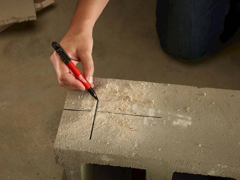 Marker budowlany olejny Milwaukee INKZALL czarny - 4932480551