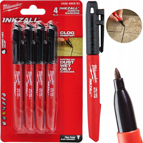 Marker budowlany olejny Milwaukee INKZALL czarny - 4932480551