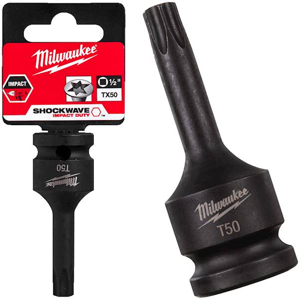 Nasadka udarowa TORX 1/2 Milwaukee T50   4932478062
