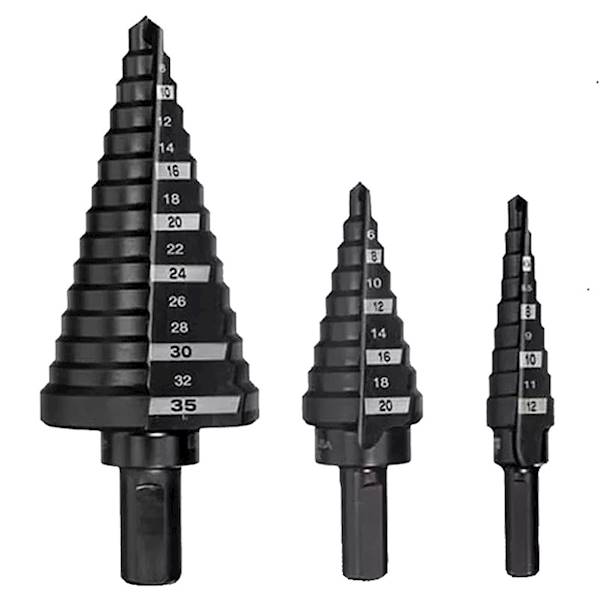 Wiertła stopniowe stożkowe 3szt Milwaukee 4-35mm - 48899399