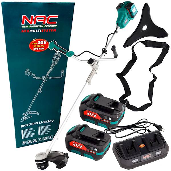 KOSA AKUMULATOROWA NAC BKB-2B40-LI-2X20V 2x4AH