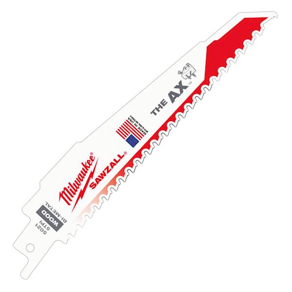 Brzeszczot - drewno z gwoździami 15cm Milwaukee AX - 48005021