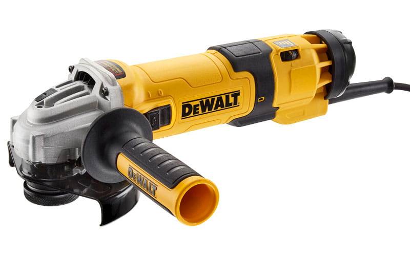 SZLIFIERKA KĄTOWA DeWalt 125mm 1500W Reg. Obr	 DWE4257-QS
