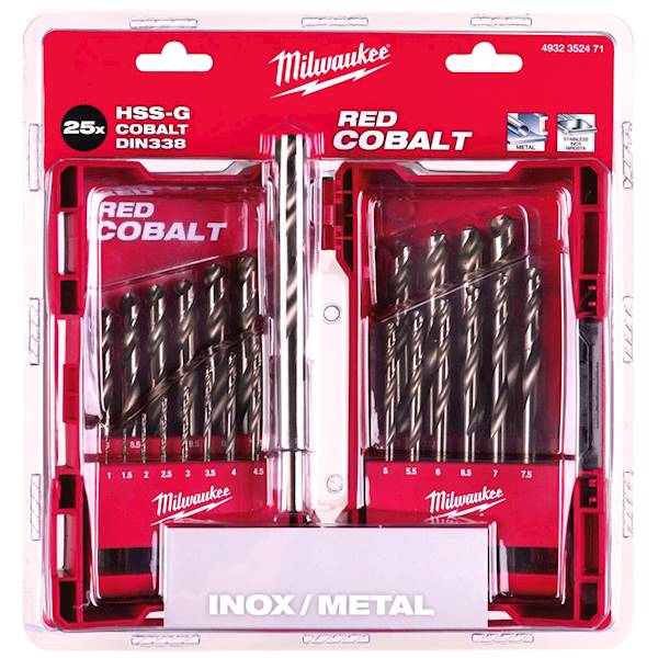 Wiertła do metalu HSS-G COBALT Milwaukee 1-13mm - 4932352471