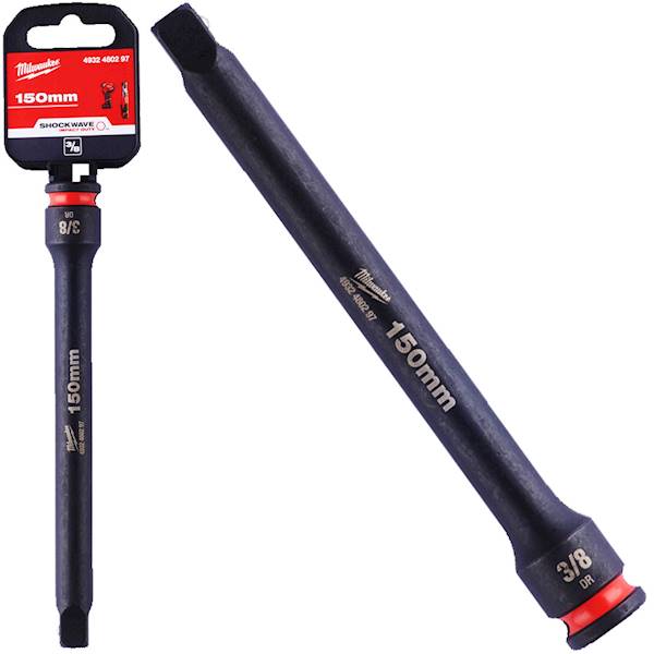 Przedłużka do nasadek udarowa 3/8 Milwaukee 150mm - 4932480297