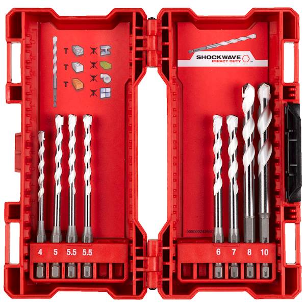 Zestaw wierteł MultiMaterial Milwaukee 4-10mm - 4932471113