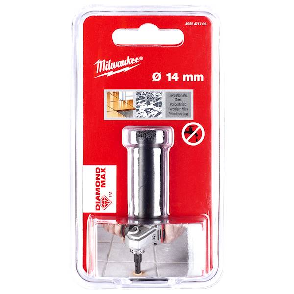 Otwornica diamentowa koronka gres 14mm M14 Milwaukee - 4932471763