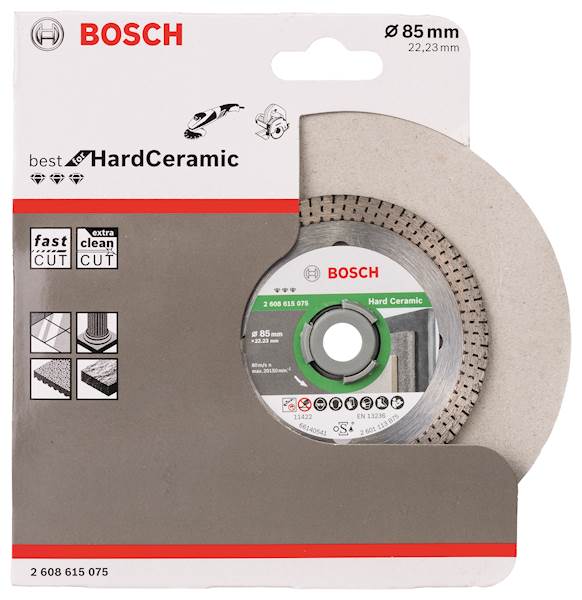 TARCZA DIAMENTOWA BOSCH CERAMIKA *** 85/22x1,4x7  2608615075