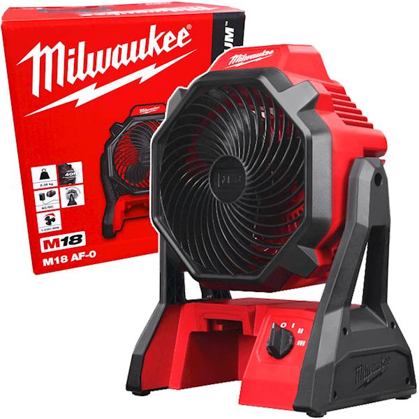 Wentylator przenośny akumulatorowy Milwaukee M18AF-0 - 4933451022