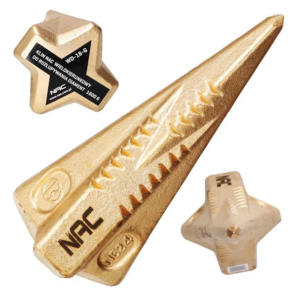 Klin wielokierunkowy do rozłupywania drewna 1600G NAC WD-16-G