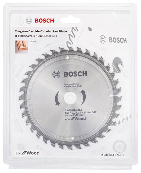 PIŁA TARCZOWA BOSCH ECO 160X2,2X20 Z36  2608644374