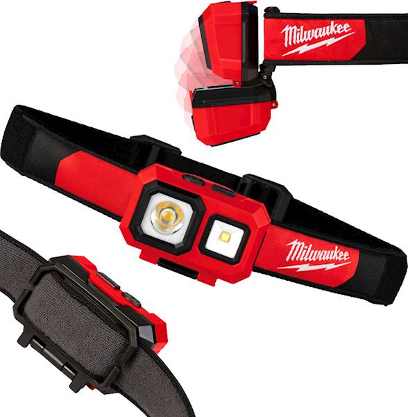 Latarka czołowa czołówka Milwaukee HL-SF 450 lumen   4933471388