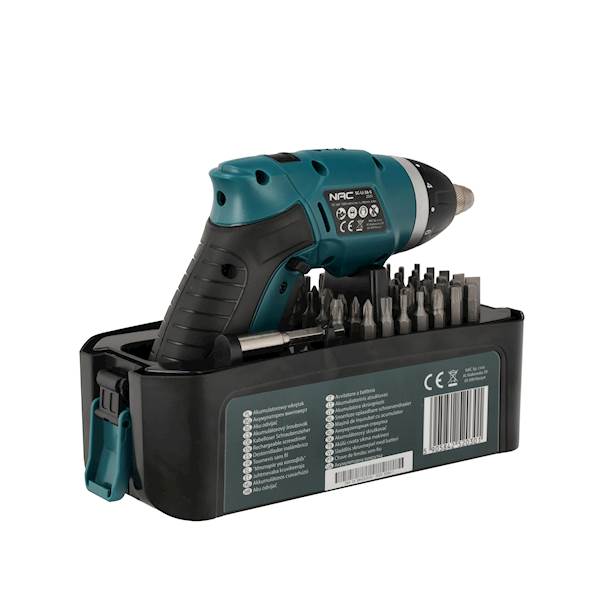 Wkrętak akumulatorowy 3,6V NAC SC-LI-36-S Bity 55szt Body