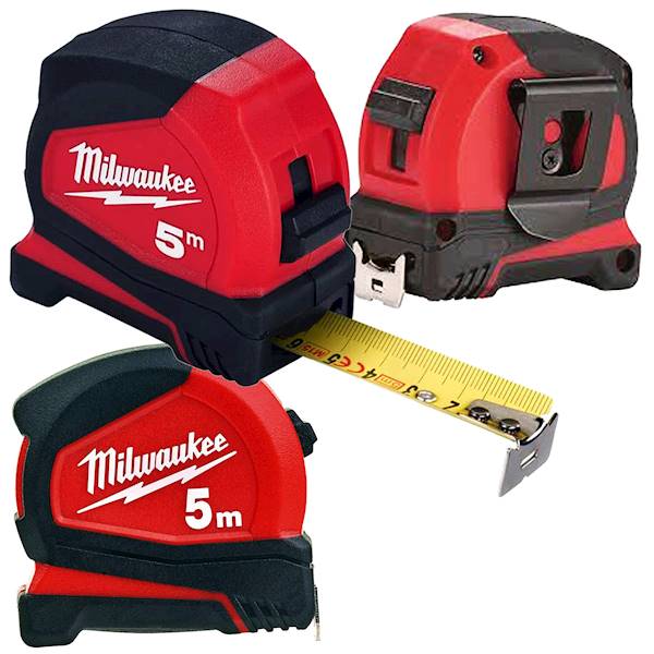 Miara taśma miernicza zwijana 5M Milwaukee 25mm Pro Compact   4932459593