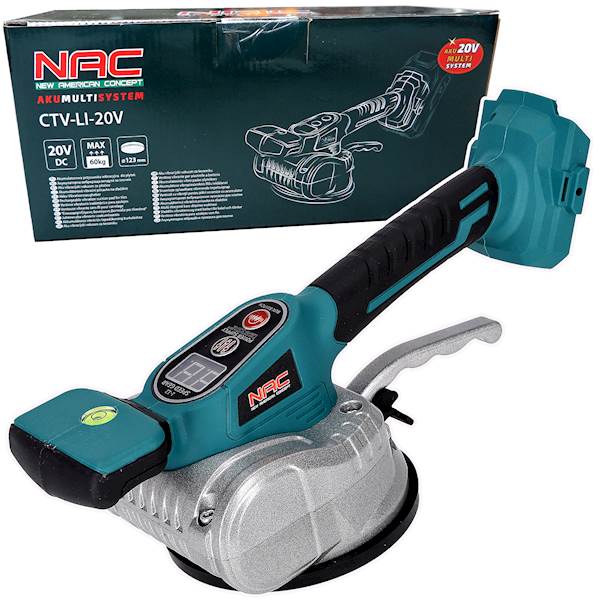 Przyssawka wibracyjna do płytek akumulatorowa 20V NAC CTV-LI-20V Body