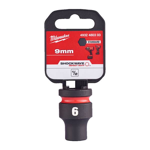 Nasadka udarowa sześciokątna 1/2 Milwaukee 9mm   4932480303