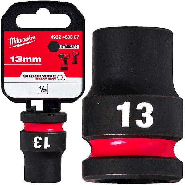 Nasadka udarowa sześciokątna 1/2 Milwaukee 13mm   4932480307
