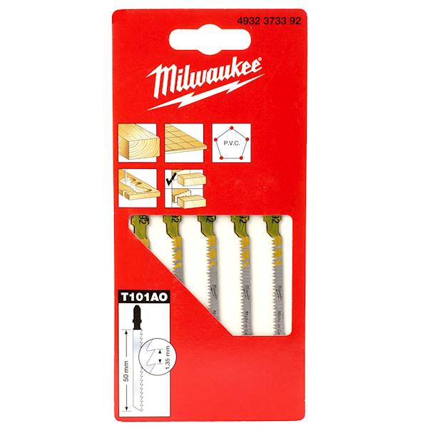 Brzeszczoty do wyrzynarki T Drewno PCV Milwaukee - 4932373392