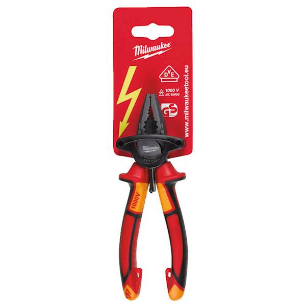 Szczypce uniwersalne kombinerki VDE Milwaukee 165mm - 4932464571