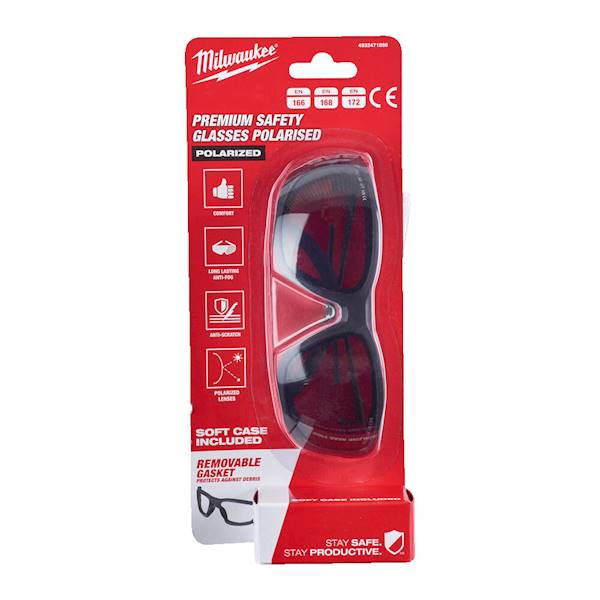 Okulary z uszczelką przyciemniane MILWAUKEE - 4932471886