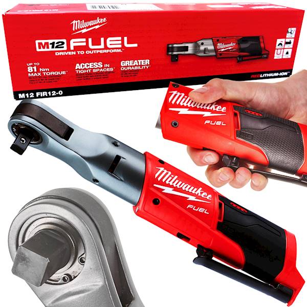 Grzechotka krótka 81Nm 1/2" Milwaukee M12FIR12-0   4933459800