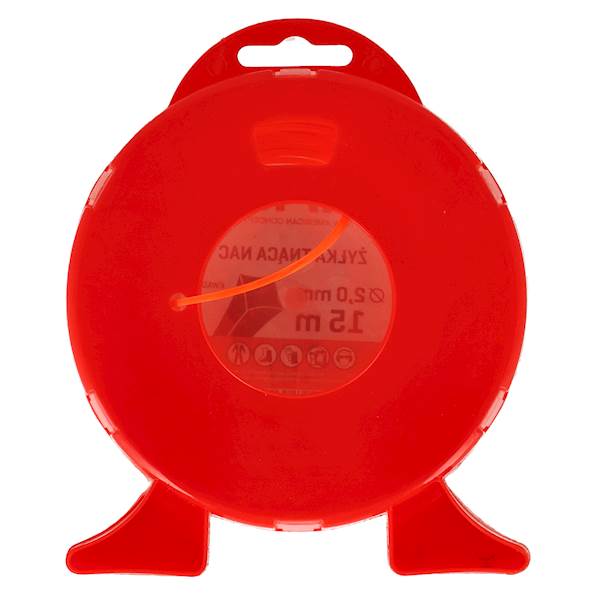 Żyłka tnąca do kos podkaszarek NAC KWADRAT 2mm 15m Pomarańczowa