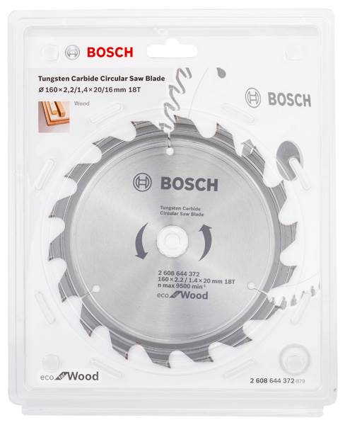 PIŁA TARCZOWA BOSCH ECO 160X2,2X20 Z18  2608644372
